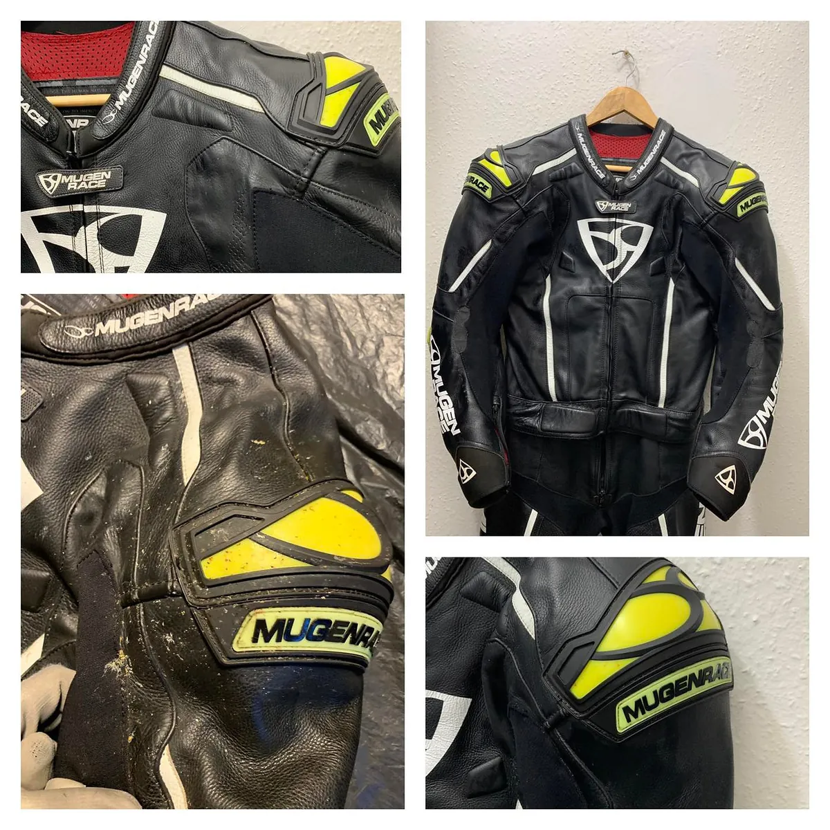 Mugen Race motoros ruha tisztítás