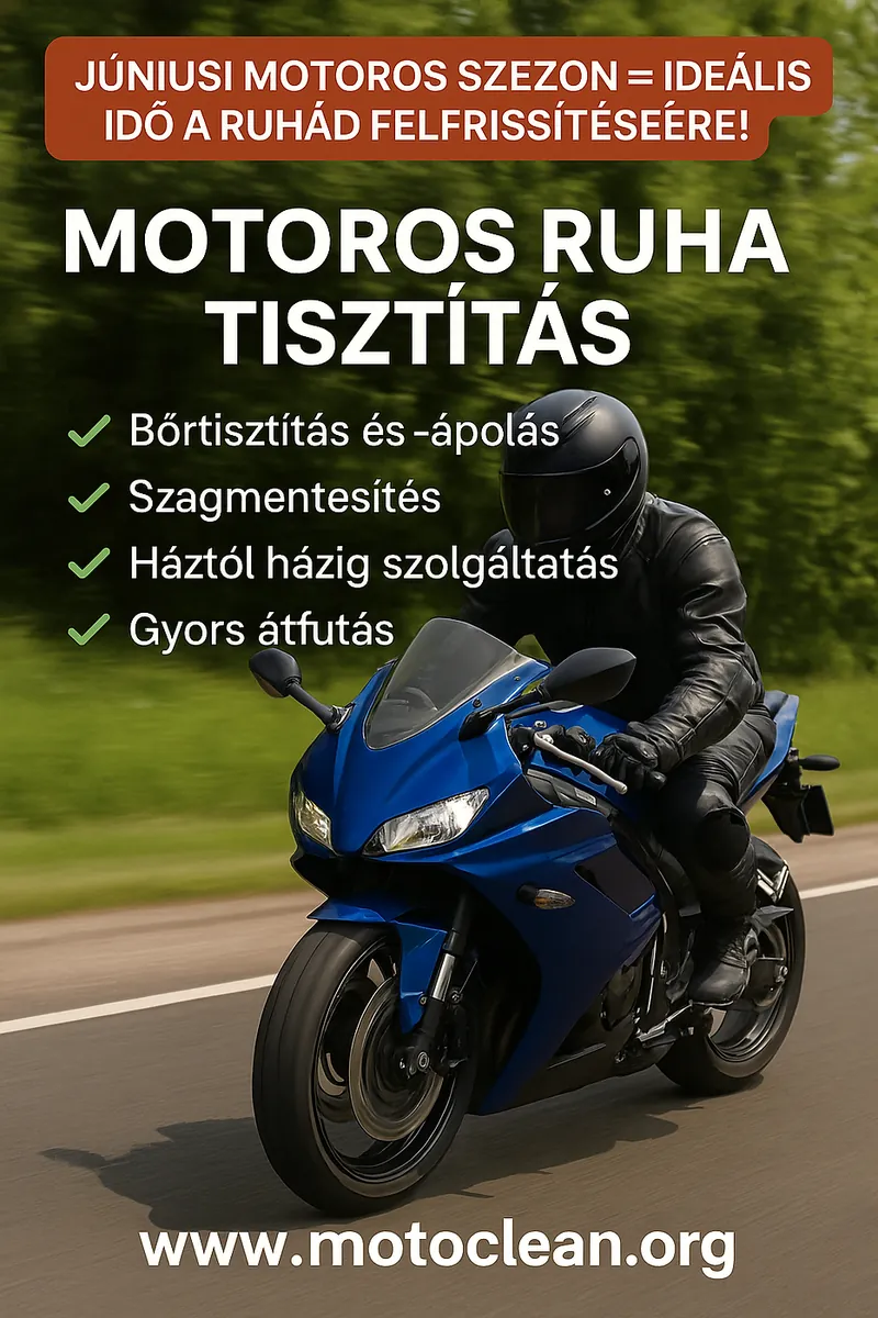 Motoros ruha tisztítás