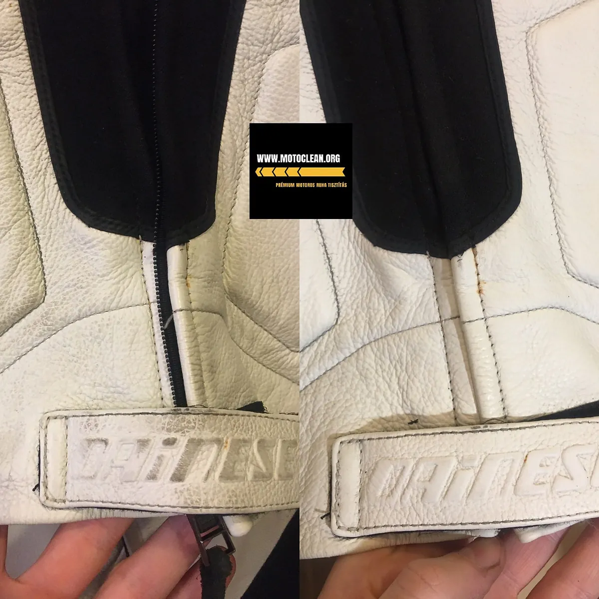 Dainese motoros ruha tisztítás