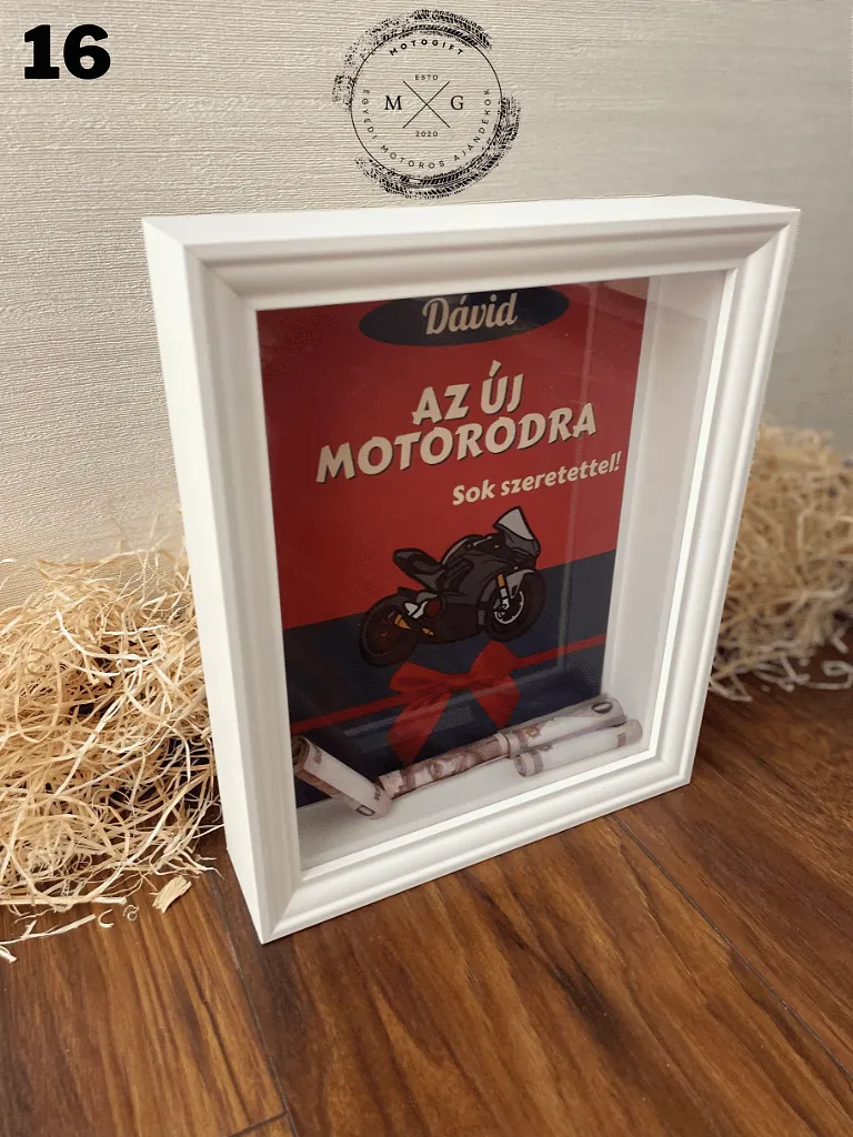 Motoros ajándék, ami maradandó – prémium nyomtatás, személyes üzenettel